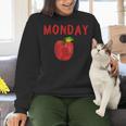 Caterpillar Friday Fruit Kindergarten Teacher Men Women Kids Women Crewneck Sweatshirt, gift for family, gift for coworker Caterpillar Friday Fruit Kindergarten Teacher Men Women Kids Women Crewneck Sweatshirt, gift for family, gift for coworker