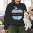 Chicago Flag Teacher School Cute Women Crewneck Sweatshirt, gift for family, gift for coworker