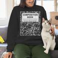 Composition Book Notebook Teachers Matching Group Halloween Women Crewneck Sweatshirt, gift for family, gift for coworker Composition Book Notebook Teachers Matching Group Halloween Women Crewneck Sweatshirt, gift for family, gift for coworker