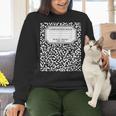 Composition Notebook Matching Group Halloween Teachers Women Crewneck Sweatshirt, gift for family, gift for coworker Composition Notebook Matching Group Halloween Teachers Women Crewneck Sweatshirt, gift for family, gift for coworker