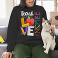 Cute Teach Love And Inspire Men Women Teacher Women Crewneck Sweatshirt, gift for family, gift for coworker Cute Teach Love And Inspire Men Women Teacher Women Crewneck Sweatshirt, gift for family, gift for coworker