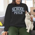 Cute Wildflower School Psych Teacher School Psychologist Women Crewneck Sweatshirt, gift for family, gift for coworker