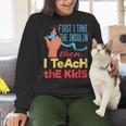 Diabetic Teacher Diabetes Awareness Insulin Blue Ribbon Women Crewneck Sweatshirt, gift for family, gift for coworker Diabetic Teacher Diabetes Awareness Insulin Blue Ribbon Women Crewneck Sweatshirt, gift for family, gift for coworker
