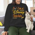 Disney Back To School I'm A Disney Teacher Crafty Logo Women Crewneck Sweatshirt, gift for family, gift for coworker Disney Back To School I'm A Disney Teacher Crafty Logo Women Crewneck Sweatshirt, gift for family, gift for coworker