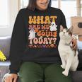 What Are We Doing Today Halloween PE Spooky Teacher Women Crewneck Sweatshirt, Pe Teacher Sweatshirts, gift for family, gift for coworker