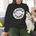 Dr Seuss Teacher Of All Things Red Emblem Women Crewneck Sweatshirt, gift for family, gift for coworker