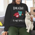 Drama Teacher For Theatre And Performing Arts Women Crewneck Sweatshirt, gift for family, gift for coworker Drama Teacher For Theatre And Performing Arts Women Crewneck Sweatshirt, gift for family, gift for coworker