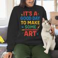 Drawing Art Artist Teacher It’s A Good Day To Make Some Art Women Crewneck Sweatshirt, gift for family, gift for coworker Drawing Art Artist Teacher It’s A Good Day To Make Some Art Women Crewneck Sweatshirt, gift for family, gift for coworker
