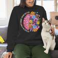 Dyslexia Different Perspective Reading Brain Floral Teacher Women Crewneck Sweatshirt, gift for family, gift for coworker Dyslexia Different Perspective Reading Brain Floral Teacher Women Crewneck Sweatshirt, gift for family, gift for coworker