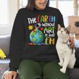 Earth Without Art Is Just Eh Artist Art Teacher Women Crewneck Sweatshirt, gift for family, gift for coworker Earth Without Art Is Just Eh Artist Art Teacher Women Crewneck Sweatshirt, gift for family, gift for coworker