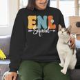ENL Squad Back To School Teachers Students ENL Crew Men Women Girls Kids Women Crewneck Sweatshirt, gift for family, gift for coworker ENL Squad Back To School Teachers Students ENL Crew Men Women Girls Kids Women Crewneck Sweatshirt, gift for family, gift for coworker