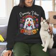 Espooky Vibes Maestra Halloween Spanish Mexican Teacher Women Crewneck Sweatshirt, gift for family, gift for coworker Espooky Vibes Maestra Halloween Spanish Mexican Teacher Women Crewneck Sweatshirt, gift for family, gift for coworker