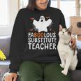 Faboolous Substitute Teacher Halloween Costume Women Crewneck Sweatshirt, gift for family, gift for coworker