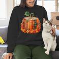 Fall Book Autumn Reading Teacher Halloween Pumpkin Season Women Crewneck Sweatshirt, gift for family, gift for coworker