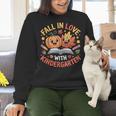 Fall In Love With Kindergarten Autumn Kindergarten Teacher Women Crewneck Sweatshirt, gift for family, gift for coworker Fall In Love With Kindergarten Autumn Kindergarten Teacher Women Crewneck Sweatshirt, gift for family, gift for coworker