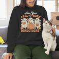 Are You Fall O Ween Directions Halloween Teacher Women Crewneck Sweatshirt, gift for family, gift for coworker Are You Fall O Ween Directions Halloween Teacher Women Crewneck Sweatshirt, gift for family, gift for coworker
