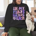 In My First Grade Era 1st Grade Girls Teacher Back To School Women Crewneck Sweatshirt, First Grade Teacher Sweatshirts, gift for family, gift for coworker In My First Grade Era 1st Grade Girls Teacher Back To School Women Crewneck Sweatshirt, First Grade Teacher Sweatshirts, gift for family, gift for coworker