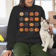 Folk Art Pumpkins Teacher Nurses Admin Witch Halloween Cute Women Crewneck Sweatshirt, gift for family, gift for coworker Folk Art Pumpkins Teacher Nurses Admin Witch Halloween Cute Women Crewneck Sweatshirt, gift for family, gift for coworker