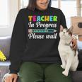 Future Teacher Cool Teacher In Progress Please Wait Women Crewneck Sweatshirt, Future Teacher Sweatshirts, gift for family, gift for coworker Future Teacher Cool Teacher In Progress Please Wait Women Crewneck Sweatshirt, Future Teacher Sweatshirts, gift for family, gift for coworker