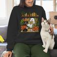 Ghost Library Reading Books Halloween Librarian Teacher Women Crewneck Sweatshirt, gift for family, gift for coworker Ghost Library Reading Books Halloween Librarian Teacher Women Crewneck Sweatshirt, gift for family, gift for coworker