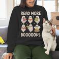 Groovy Halloween Ghost Read More Boooooks Librarian Teacher For Men Women Kids Women Crewneck Sweatshirt, Groovy Teacher Sweatshirts, gift for family, gift for coworker Groovy Halloween Ghost Read More Boooooks Librarian Teacher For Men Women Kids Women Crewneck Sweatshirt, Groovy Teacher Sweatshirts, gift for family, gift for coworker
