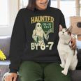 Halloween Costume Haunted By 67 Ghost Math Teacher Professor Women Crewneck Sweatshirt, gift for family, gift for coworker Halloween Costume Haunted By 67 Ghost Math Teacher Professor Women Crewneck Sweatshirt, gift for family, gift for coworker
