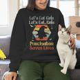 Halloween Lets Eat Kids English Teacher Costume Women Women Crewneck Sweatshirt, English Teacher Sweatshirts, gift for family, gift for coworker