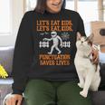 Halloween Lets Eat Kids Punctuation Teacher Women Crewneck Sweatshirt, gift for family, gift for coworker Halloween Lets Eat Kids Punctuation Teacher Women Crewneck Sweatshirt, gift for family, gift for coworker