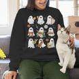 Halloween Ghost Music Teacher Playing Instruments Women Crewneck Sweatshirt, gift for family, gift for coworker Halloween Ghost Music Teacher Playing Instruments Women Crewneck Sweatshirt, gift for family, gift for coworker