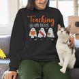 Halloween Ghost Teachers Teaching My Boos Costume Women Men Women Crewneck Sweatshirt, gift for family, gift for coworker