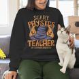 Halloween Scary Physics Teacher No Costume Required Women Women Crewneck Sweatshirt, gift for family, gift for coworker Halloween Scary Physics Teacher No Costume Required Women Women Crewneck Sweatshirt, gift for family, gift for coworker