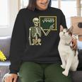Halloween Skeleton 67 Meme Square Root 4489 Math Teacher Women Crewneck Sweatshirt, gift for family, gift for coworker Halloween Skeleton 67 Meme Square Root 4489 Math Teacher Women Crewneck Sweatshirt, gift for family, gift for coworker