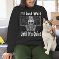 Halloween Teacher Math I'Ll Just Wait Until It's Quiet Women Crewneck Sweatshirt, gift for family, gift for coworker Halloween Teacher Math I'Ll Just Wait Until It's Quiet Women Crewneck Sweatshirt, gift for family, gift for coworker