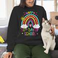 Happy 50th Days Of School Rainbow Teacher 50 Days Smarter Women Crewneck Sweatshirt, gift for family, gift for coworker Happy 50th Days Of School Rainbow Teacher 50 Days Smarter Women Crewneck Sweatshirt, gift for family, gift for coworker