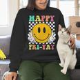 Happy Fri-Yay Teacher Friday Weekend School Women Crewneck Sweatshirt, gift for family, gift for coworker