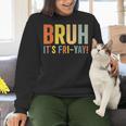 Happy Friyay Teacher Shirt Cute Teacher Fashion Bruh Fri-Yay Women Crewneck Sweatshirt, gift for family, gift for coworker Happy Friyay Teacher Shirt Cute Teacher Fashion Bruh Fri-Yay Women Crewneck Sweatshirt, gift for family, gift for coworker