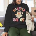 Haunted By 67 Meme Six Seven 6 7 Halloween Teachers Women Crewneck Sweatshirt, gift for family, gift for coworker