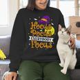 Hocus Pocus Everybody Focus Halloween Teacher Men Women Kids Women Crewneck Sweatshirt, gift for family, gift for coworker