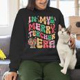 In My Holly Xmas Jolly Teacher Era Teacher Vibes Christmas Women Crewneck Sweatshirt, gift for family, gift for coworker In My Holly Xmas Jolly Teacher Era Teacher Vibes Christmas Women Crewneck Sweatshirt, gift for family, gift for coworker