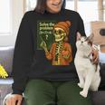 HUGvyn Halloween Skeleton Six Seven 67 Meme PEMDAS Teacher Women Crewneck Sweatshirt, gift for family, gift for coworker HUGvyn Halloween Skeleton Six Seven 67 Meme PEMDAS Teacher Women Crewneck Sweatshirt, gift for family, gift for coworker