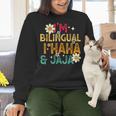 I’m Bilingual I Haha And Jaja Spanish Teacher Bilingual For Men Women Girls Kids Women Crewneck Sweatshirt, gift for family, gift for coworker I’m Bilingual I Haha And Jaja Spanish Teacher Bilingual For Men Women Girls Kids Women Crewneck Sweatshirt, gift for family, gift for coworker