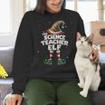 I'm The Science Teacher Elf Family Matching Group Christmas Women Crewneck Sweatshirt, Science Teacher Sweatshirts, gift for family, gift for coworker