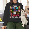 Instructional Assistant Loves Her Kids Teacher Assistant Women Crewneck Sweatshirt, gift for family, gift for coworker Instructional Assistant Loves Her Kids Teacher Assistant Women Crewneck Sweatshirt, gift for family, gift for coworker