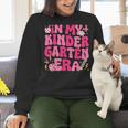 In My Kindergarten Era Girl Back To School Kinder Teacher Women Crewneck Sweatshirt, gift for family, gift for coworker In My Kindergarten Era Girl Back To School Kinder Teacher Women Crewneck Sweatshirt, gift for family, gift for coworker