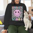 Kindergarten Vibes First Day Of School Kindergarten Teacher Women Crewneck Sweatshirt, gift for family, gift for coworker Kindergarten Vibes First Day Of School Kindergarten Teacher Women Crewneck Sweatshirt, gift for family, gift for coworker