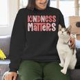 Kindness Matters Anti Bullying Shirts Teacher Child Women Crewneck Sweatshirt, gift for family, gift for coworker Kindness Matters Anti Bullying Shirts Teacher Child Women Crewneck Sweatshirt, gift for family, gift for coworker