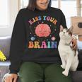 Kiss Your Brain Sped Teacher Appreciation Back To School Kid Women Crewneck Sweatshirt, gift for family, gift for coworker Kiss Your Brain Sped Teacher Appreciation Back To School Kid Women Crewneck Sweatshirt, gift for family, gift for coworker