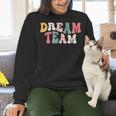 Last Day Of School Back To School Dream Team Teacher Kids Women Crewneck Sweatshirt, gift for family, gift for coworker Last Day Of School Back To School Dream Team Teacher Kids Women Crewneck Sweatshirt, gift for family, gift for coworker