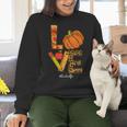 Leopard Pumpkin Love Teacher Life Thanksgiving Fall Women Women Crewneck Sweatshirt, gift for family, gift for coworker Leopard Pumpkin Love Teacher Life Thanksgiving Fall Women Women Crewneck Sweatshirt, gift for family, gift for coworker