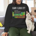 Can I Lick It Periodic Table Science Teacher Student Women Crewneck Sweatshirt, Science Teacher Sweatshirts, gift for family, gift for coworker Can I Lick It Periodic Table Science Teacher Student Women Crewneck Sweatshirt, Science Teacher Sweatshirts, gift for family, gift for coworker